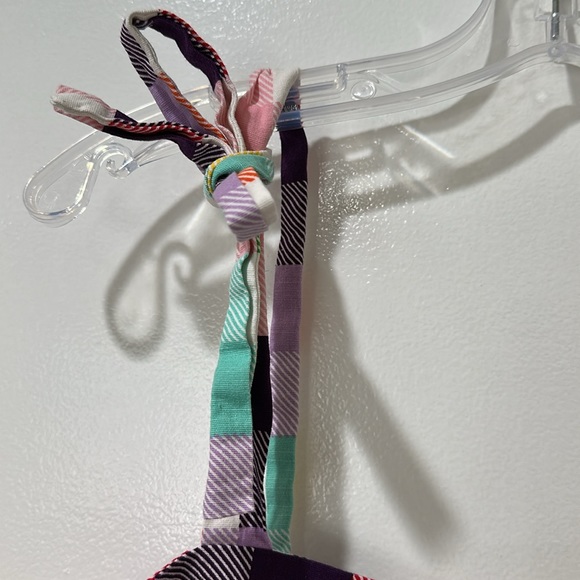 Colorful Plaid Crop Top - Picture 3 of 7